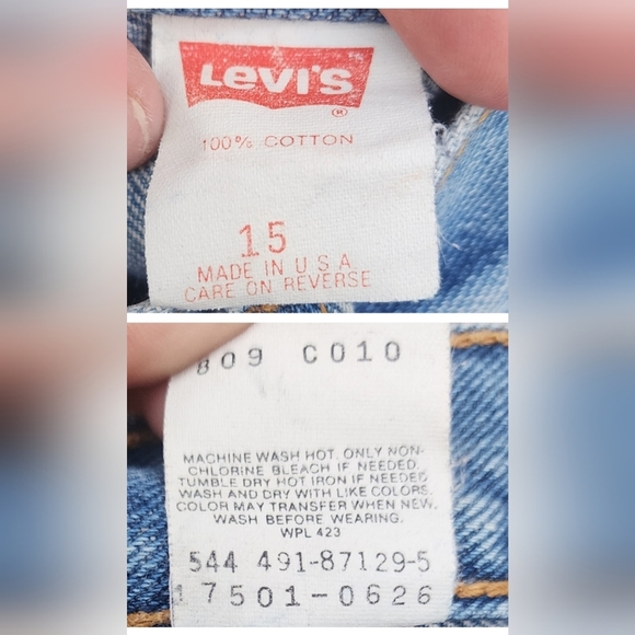 Vintage 90s Levi's Button Fly Highrise Mom Jean Size 15 (Modern 10-ish) - Picture 3 of 16